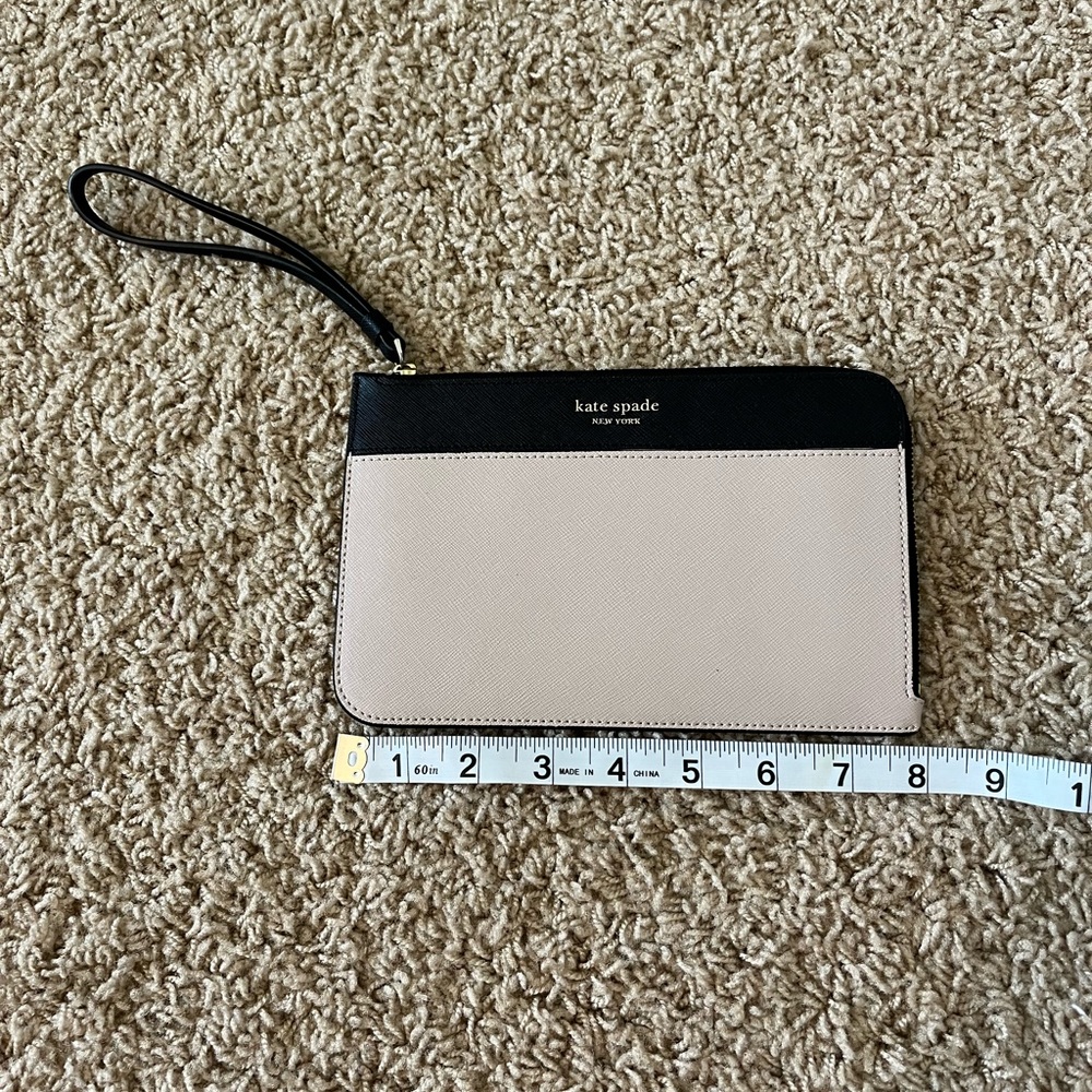 Kate Spade Black and Cream Clutch